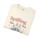 Spilling the Tea T-shirt, Fun Gift for Tea Lovers