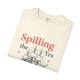 Spilling the Tea T-shirt, Fun Gift for Tea Lovers