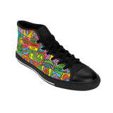 Keith Haring pop art figures Men's Classic Sneakers