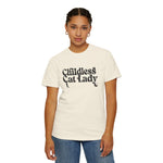 Childless Cat Lady Black Cat T-shirt