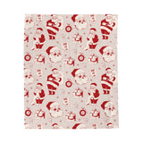 Retro Santa Claus Velveteen Plush Blanket