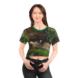 Ophelia - John Everett Millais, 1852 - crop top Tee