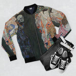 Gustav Klimt Death and Life Bomber Jacket