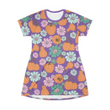 Groovy Pumkins T-Shirt Dress