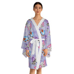 Butterfly Kitten  Kimono Robe