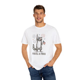Fun Feral & Free Raccoon T-shirt