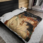 Gustav Klimt Velveteen Plush Blanket