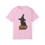Halloween Cat T-Shirt, Spooky Black Cat Tee