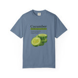 Cucumber Graphic T-shirt, Funny Vegetable Tee