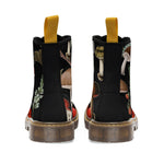 Autumn Mushrooms Women’s Canvas Boots