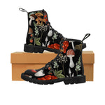 Autumn Mushrooms Women’s Canvas Boots