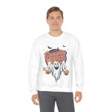 Vintage Floral Ghost Halloween Sweatshirt