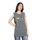 Bauhaus kick in the eye Tank top, Unisex Stonewash Tank Top