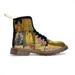 The Kiss Gustav Klimt, Women’s Canvas Boots