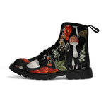 Autumn Mushrooms Women’s Canvas Boots