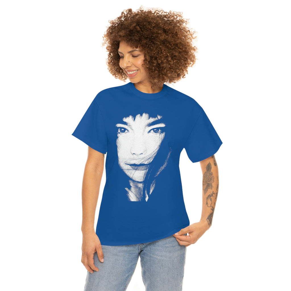 Vintage Bjork T-shirt,Unisex T-shirt – Purple Space Shop