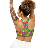 Basquiat Seamless Sports Bra