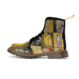 The Kiss Gustav Klimt, Women’s Canvas Boots