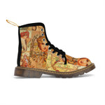 Alphonse Mucha Women’s Canvas Boots