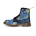 Starry Night Women's Canvas Boots