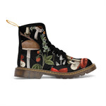 Autumn Mushrooms Women’s Canvas Boots