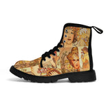 Alphonse Mucha Women’s Canvas Boots