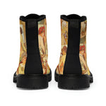 Alphonse Mucha Women’s Canvas Boots