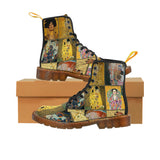 The Kiss Gustav Klimt, Women’s Canvas Boots