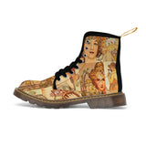 Alphonse Mucha Women’s Canvas Boots