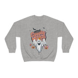 Vintage Floral Ghost Halloween Sweatshirt