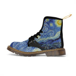 Starry Night Women's Canvas Boots