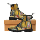 The Kiss Gustav Klimt, Women’s Canvas Boots