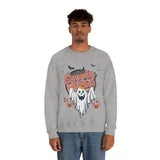 Vintage Floral Ghost Halloween Sweatshirt