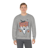 Vintage Floral Ghost Halloween Sweatshirt