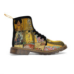 The Kiss Gustav Klimt, Women’s Canvas Boots