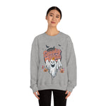 Vintage Floral Ghost Halloween Sweatshirt