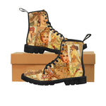 Alphonse Mucha Women’s Canvas Boots