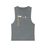 Bauhaus kick in the eye Tank top, Unisex Stonewash Tank Top