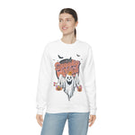 Vintage Floral Ghost Halloween Sweatshirt