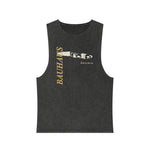 Bauhaus kick in the eye Tank top, Unisex Stonewash Tank Top